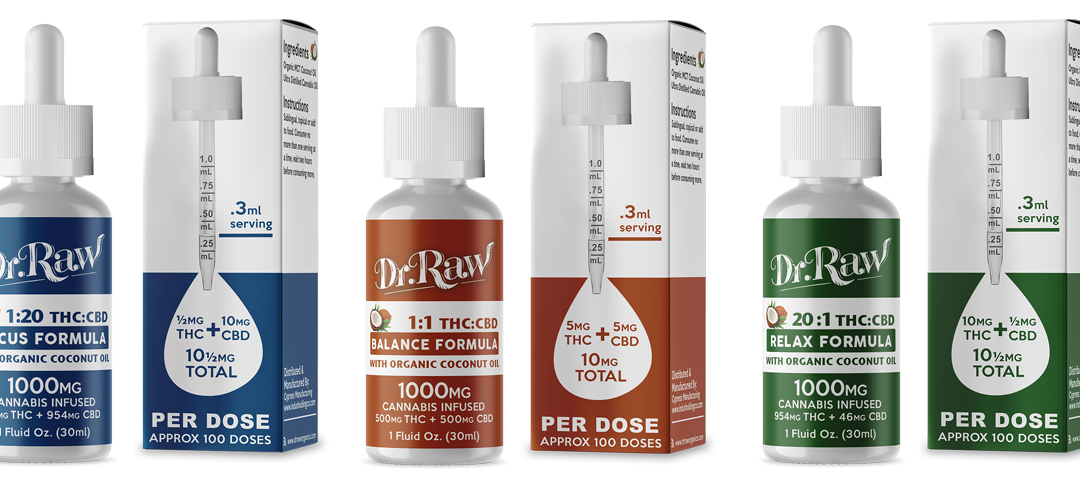 Dr. Raw Tinctures | Five Products in One!